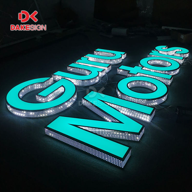 Side Lit Channel Letters
